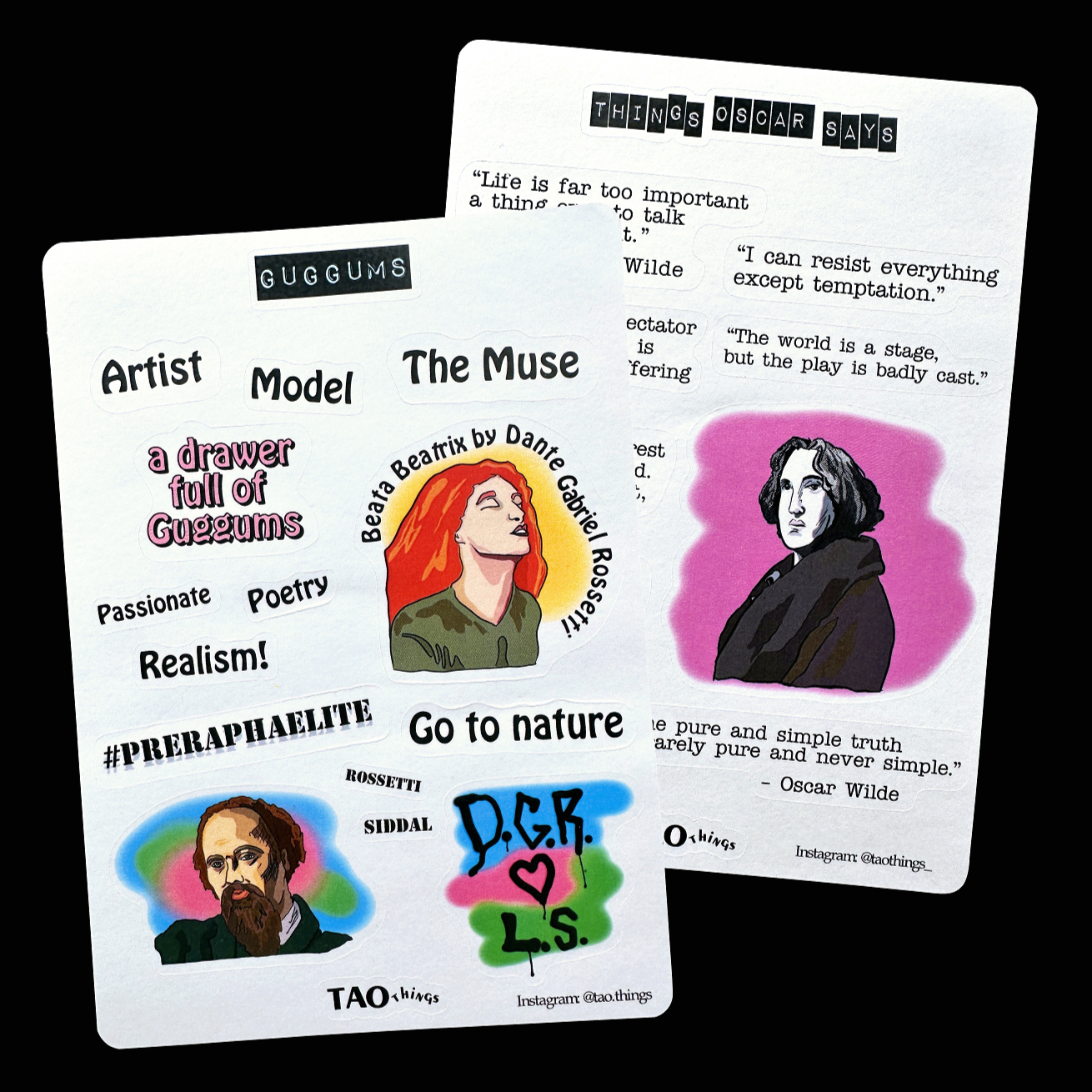 Wilde Wit - sticker sheet by TAOthings Studio