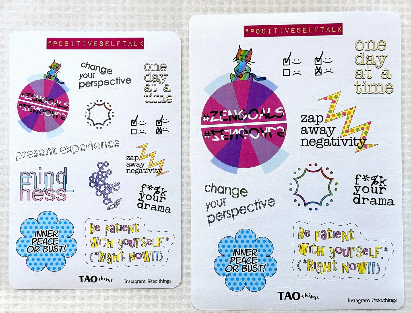 Positive Self-Talk - sticker series by TAOthings Studio
