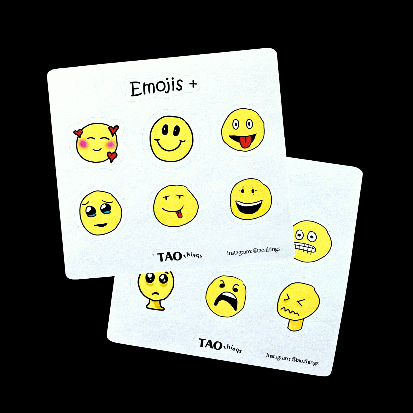 Emojis (All the feels) - sticker sheets by TAOthings Comics
