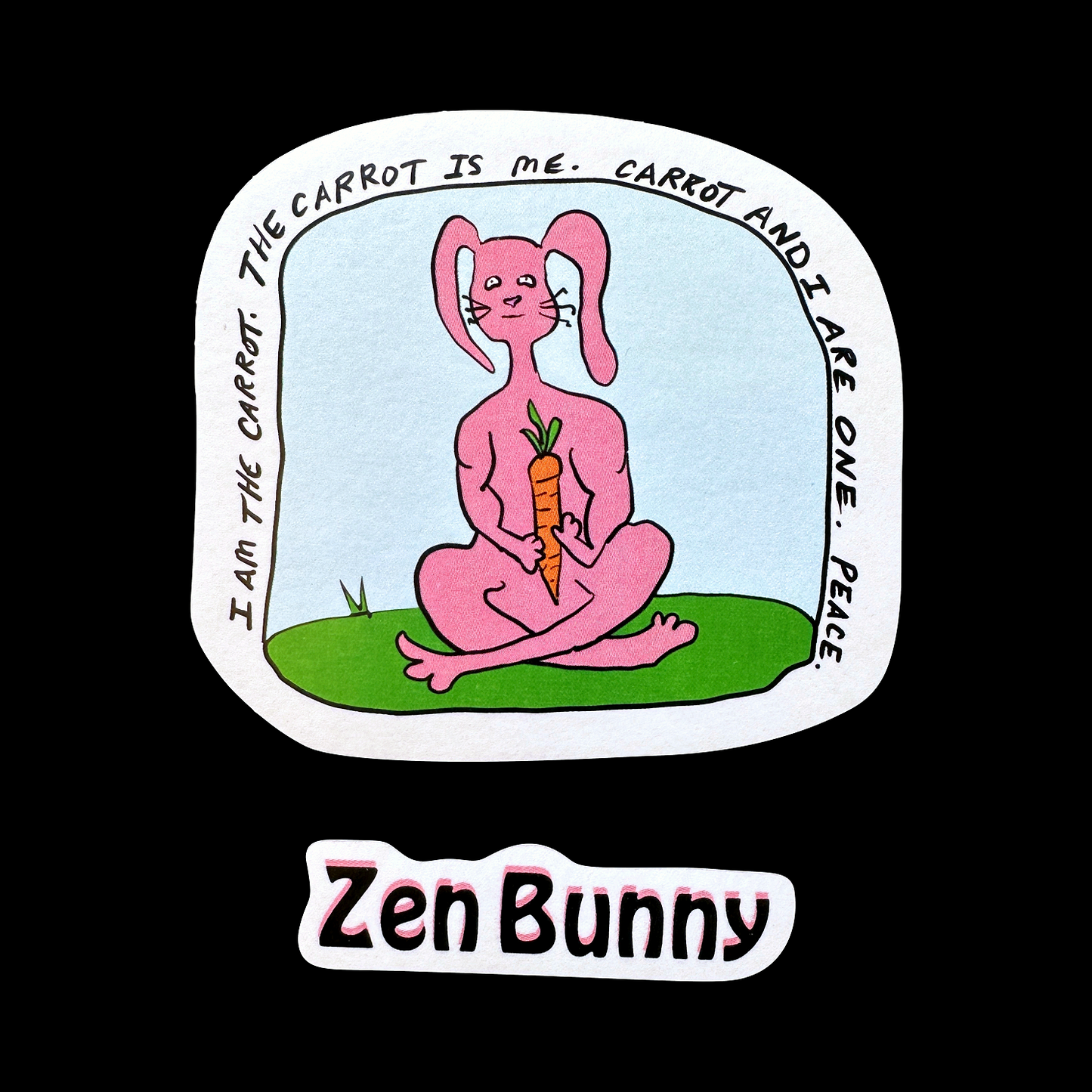 Zen Bunny - sticker sheet by TAOthings Comics