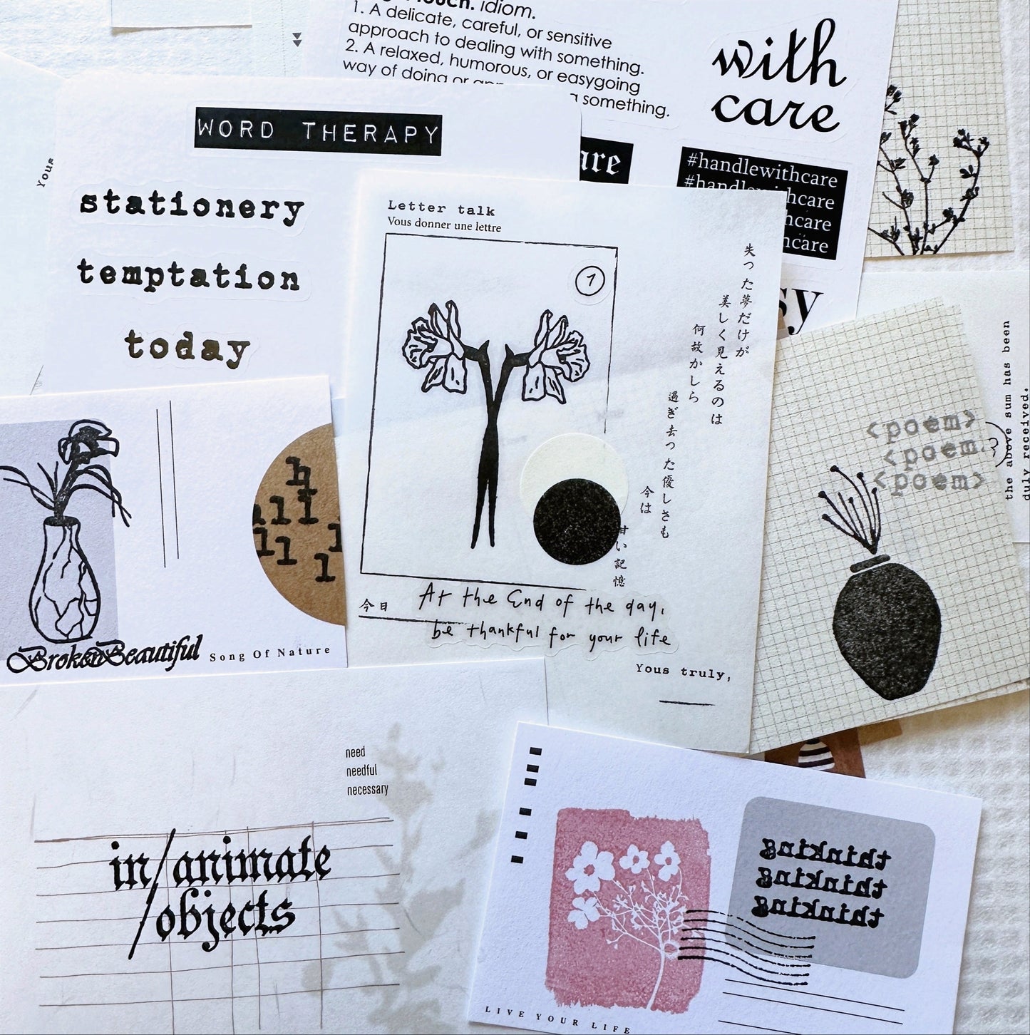 Word Therapy - sticker sheet by TAOthings Studio