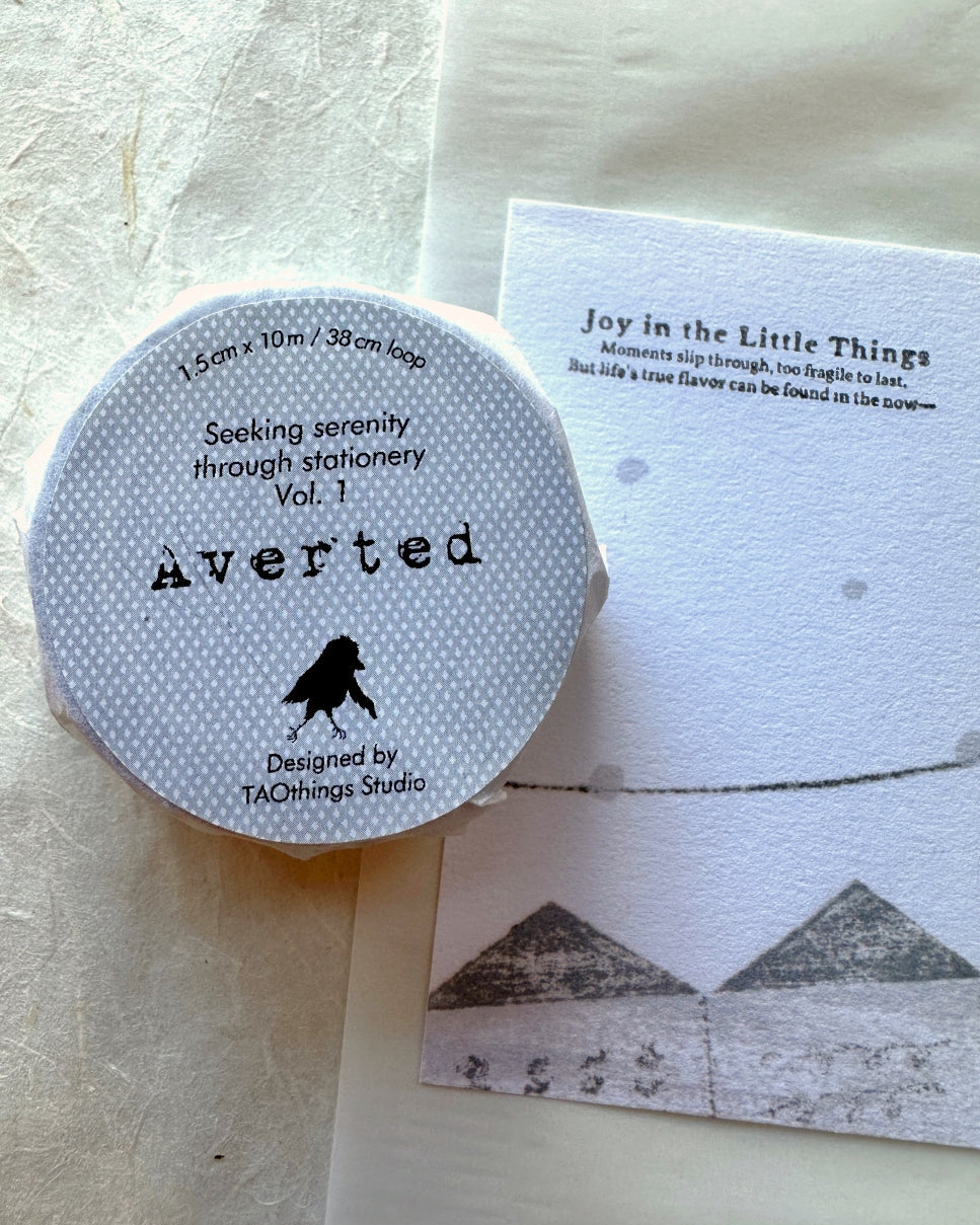 TAOthings Studio - Vol. 1 Averted (washi tape) ROLLS