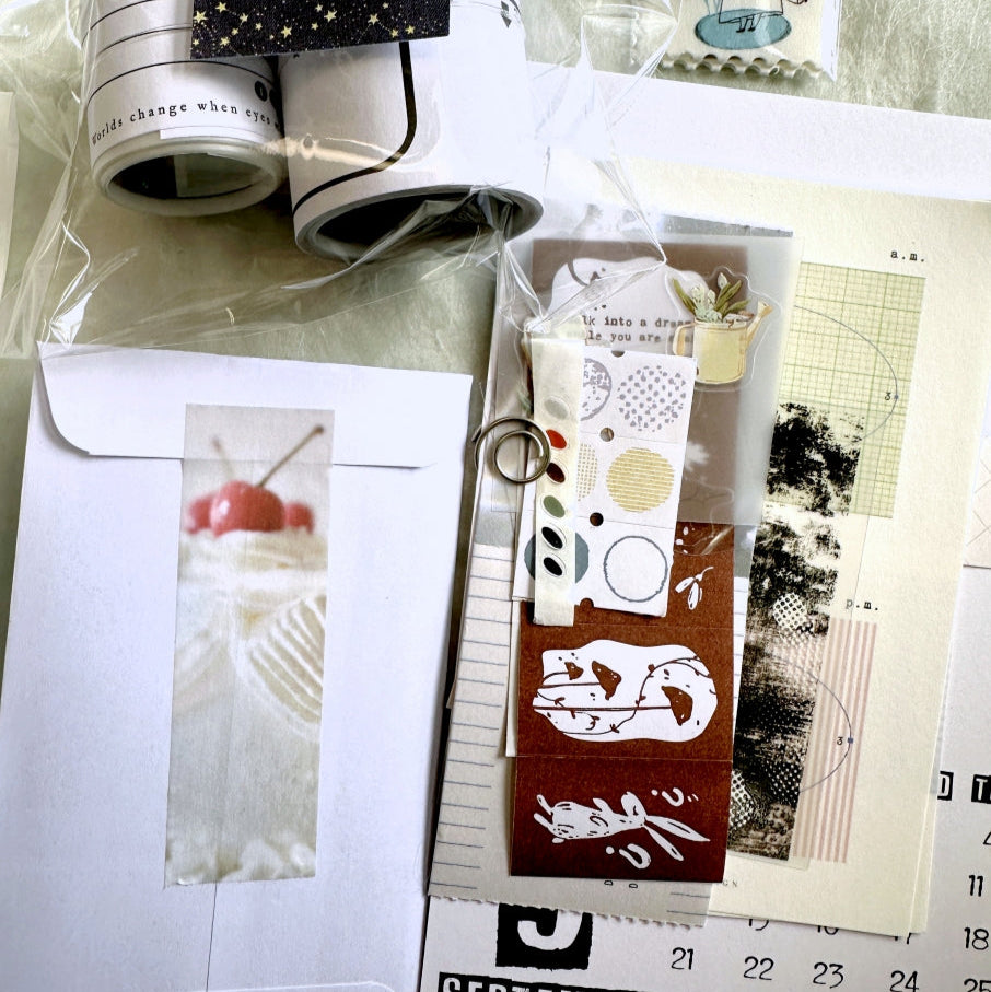 oyaMADE - OYATSU perforated washi tape SAMPLES