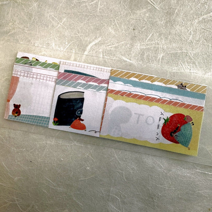 Tegamisha x Cotori Cotori - Good Day! petit sticky memo roll SAMPLES