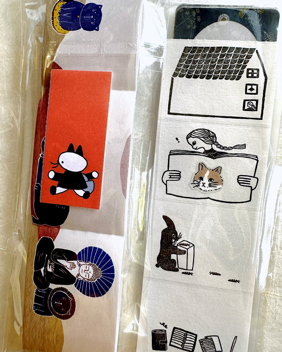 Yabee Zoo - Long Live the Cat kiss-cut PET tape SAMPLES