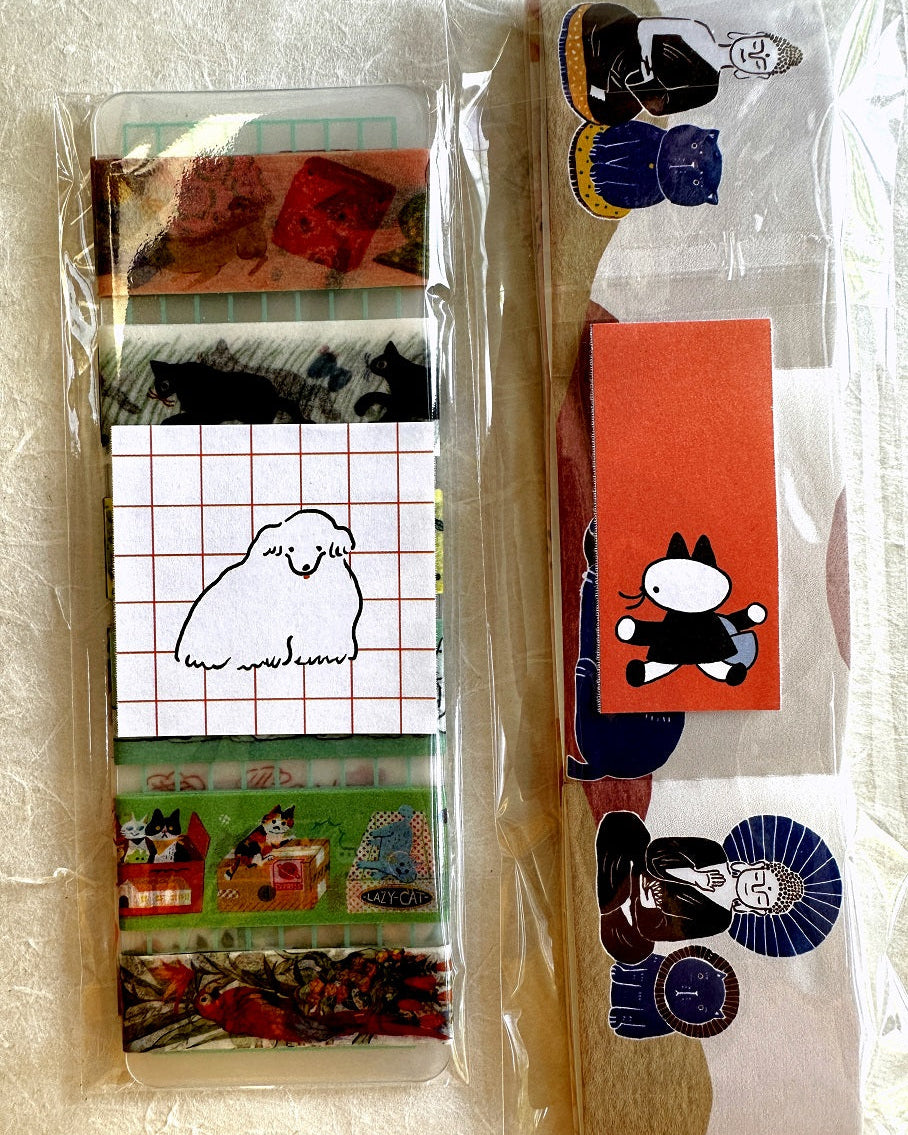 Tegamisha x SYAMO - Character petit sticky memo roll SAMPLES