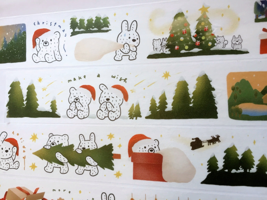 Urtapeprint x Wendy - Party in the Forest washi tape (4 cm x 90 cm) SAMPLES