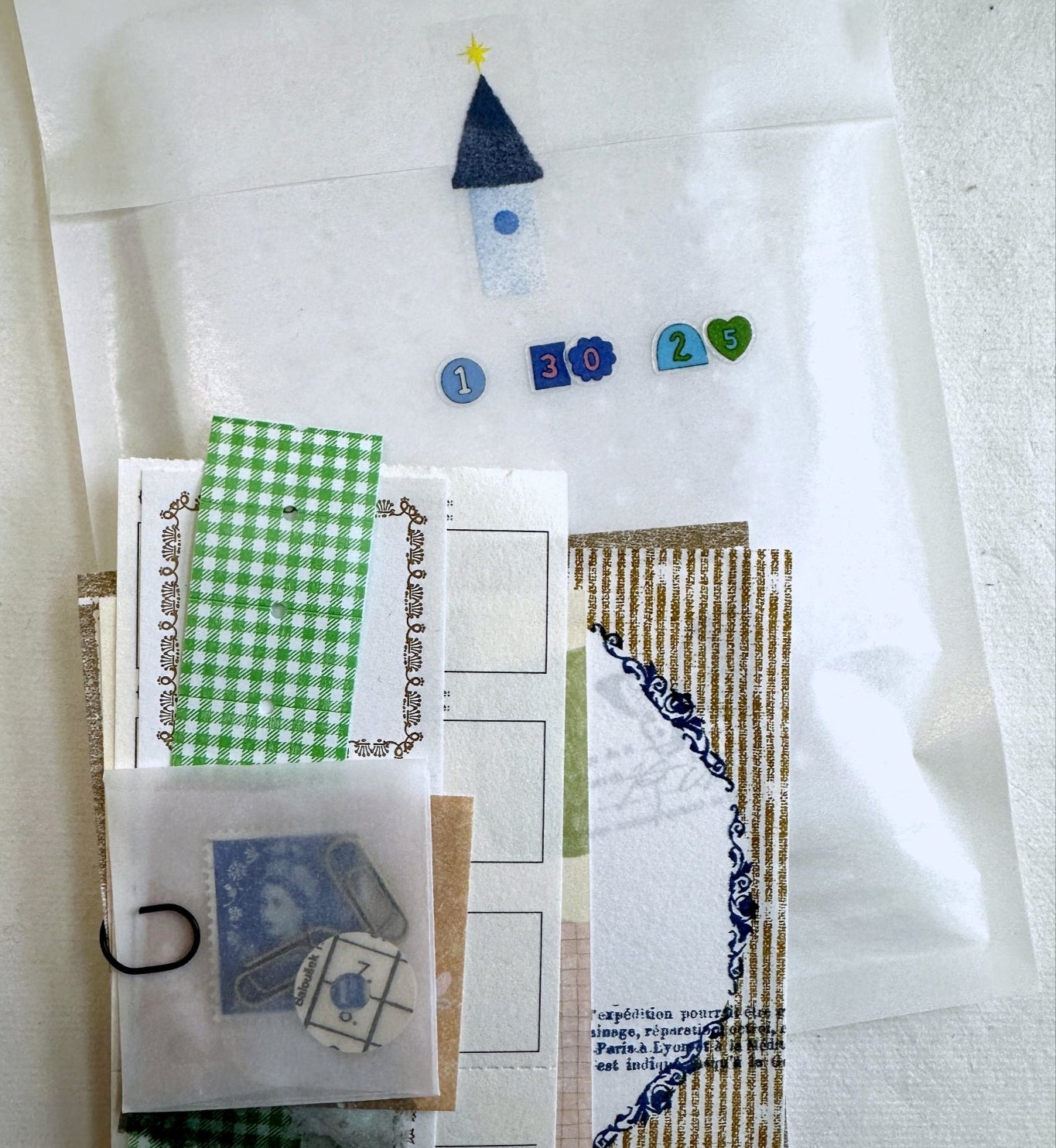 WW Studio - Letter kiss-cut PVC tape SAMPLES