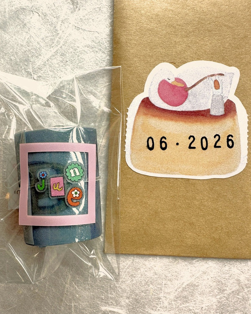Ivy Snow x Pinkoi - Whimsical Desserts memo paper tape SAMPLES