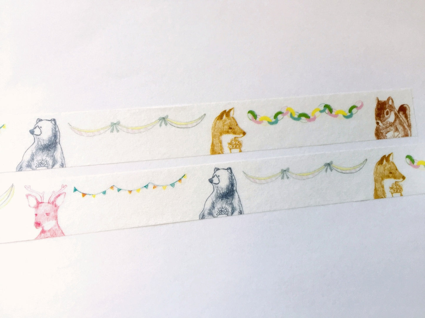 Green Flash - animal banners washi tape SAMPLES