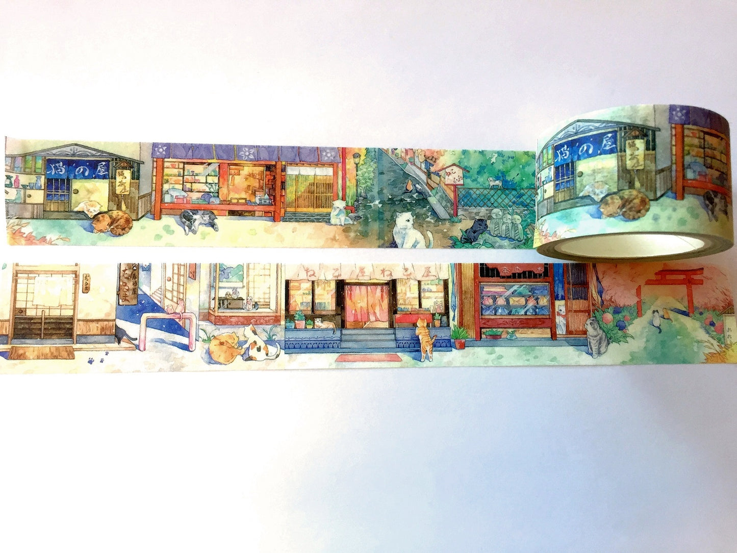 LuckyTape - Japan Cats Daily washi tape SAMPLES