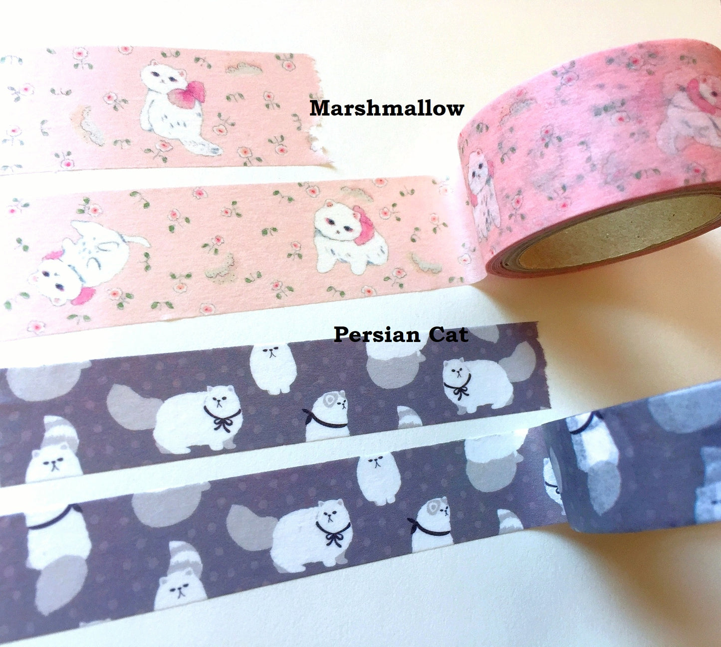 Papier Platz & Dailylike - Persian cat washi tape SAMPLES