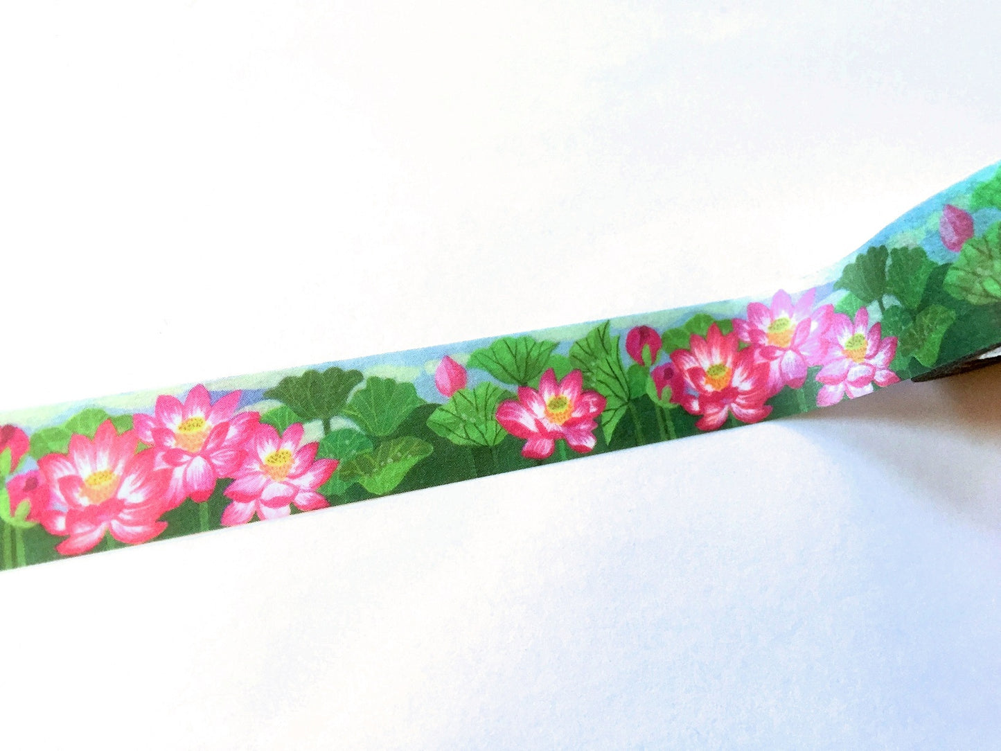 SAIEN - Pink Lotus washi tape SAMPLES