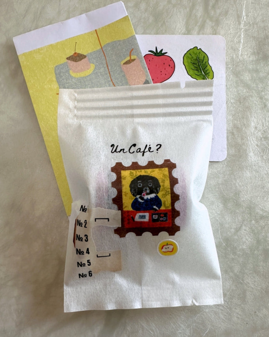 Wanle Studio - Small Button kiss-cut washi & paper tape SAMPLES