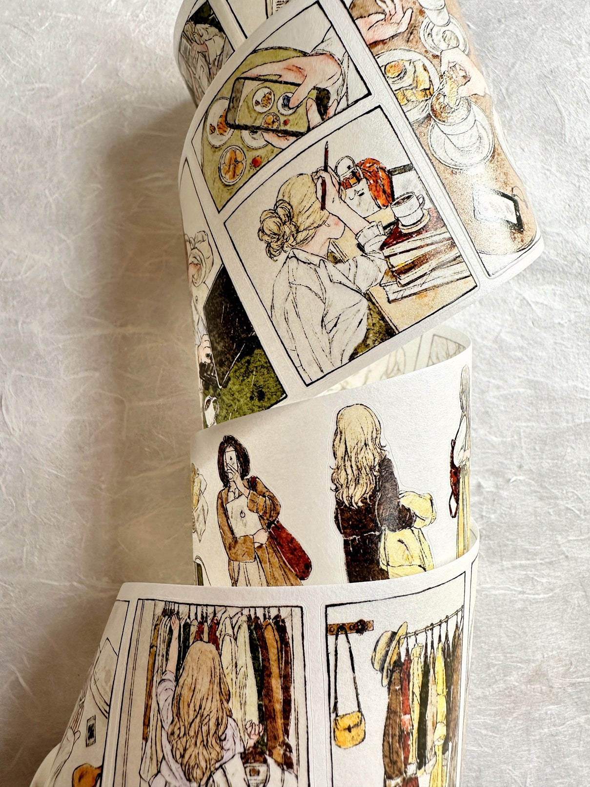 XiaoBaiJia - Framed Ramblings kiss-cut PET & washi tape SAMPLES