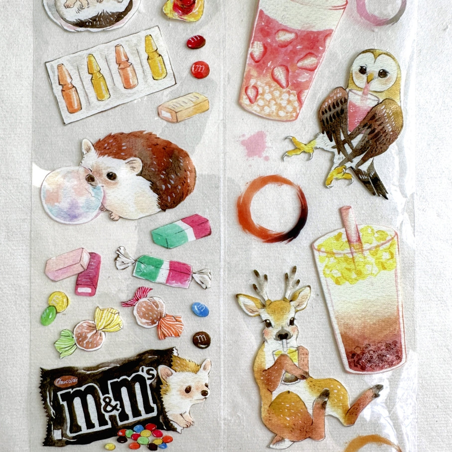 YStudio - Candy Animals PET tape SAMPLES
