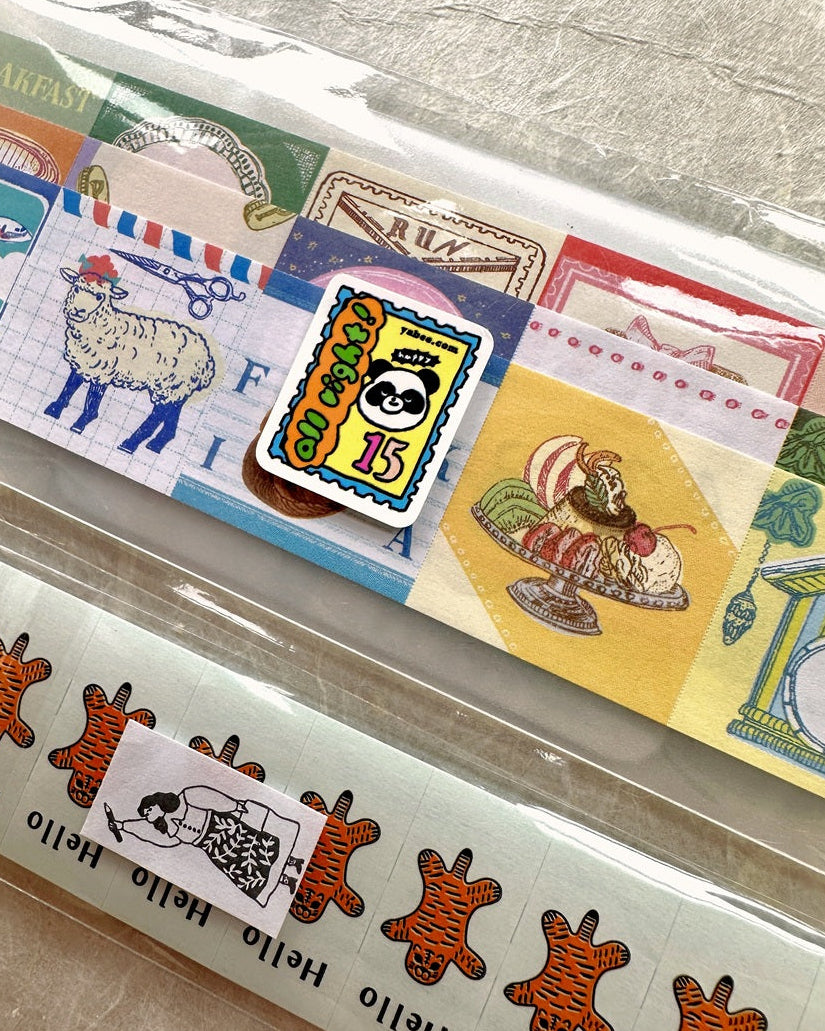 Yabee Zoo - Have a Nice Day sticker tape SAMPLES/ROLLS