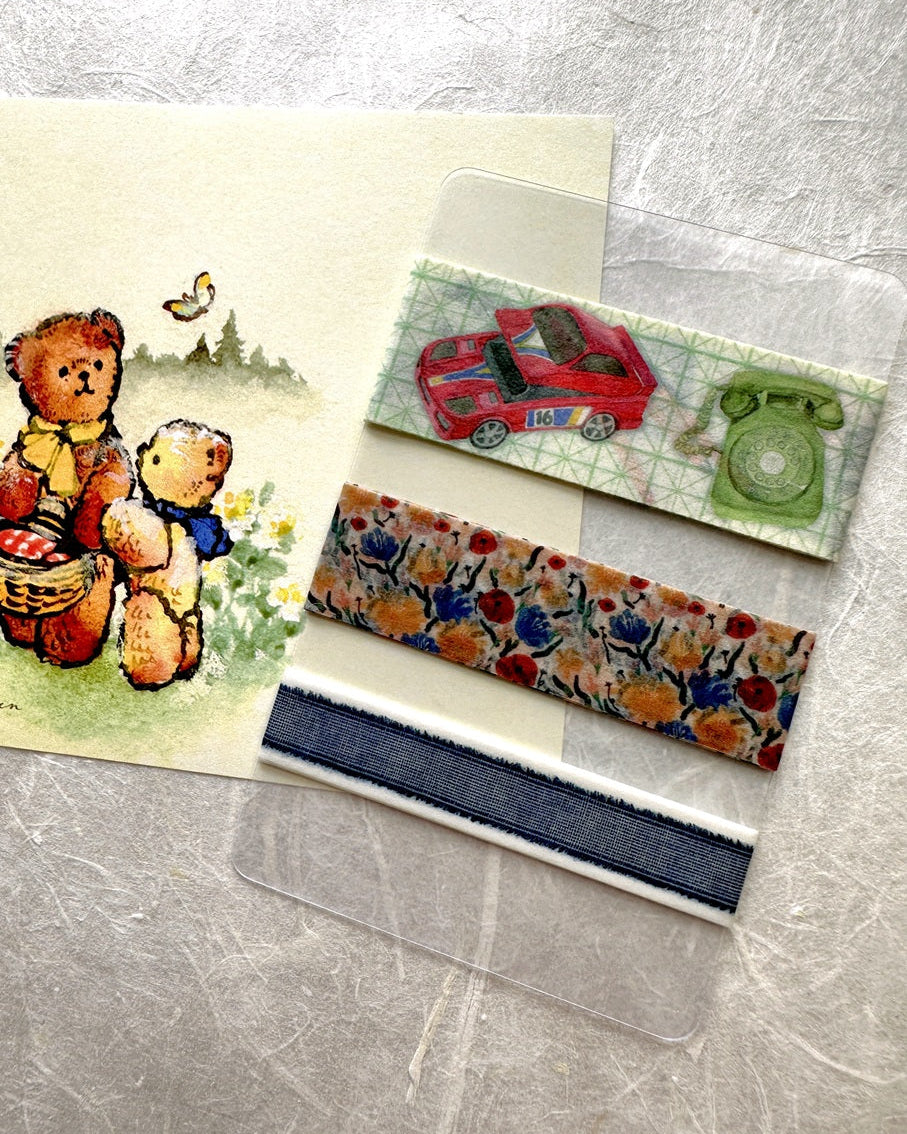 Yarnball - All alone with the memory of my days in the sun washi tape SAMPLES