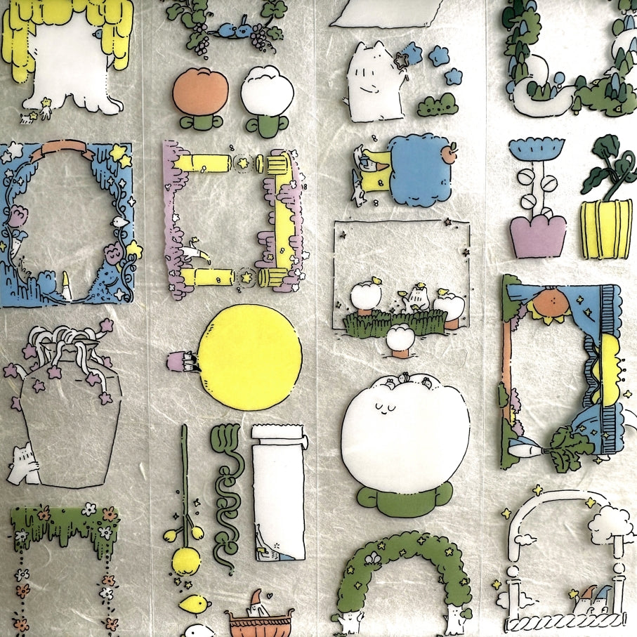 Yibo Art - Framed Fantasy PET tape SAMPLES