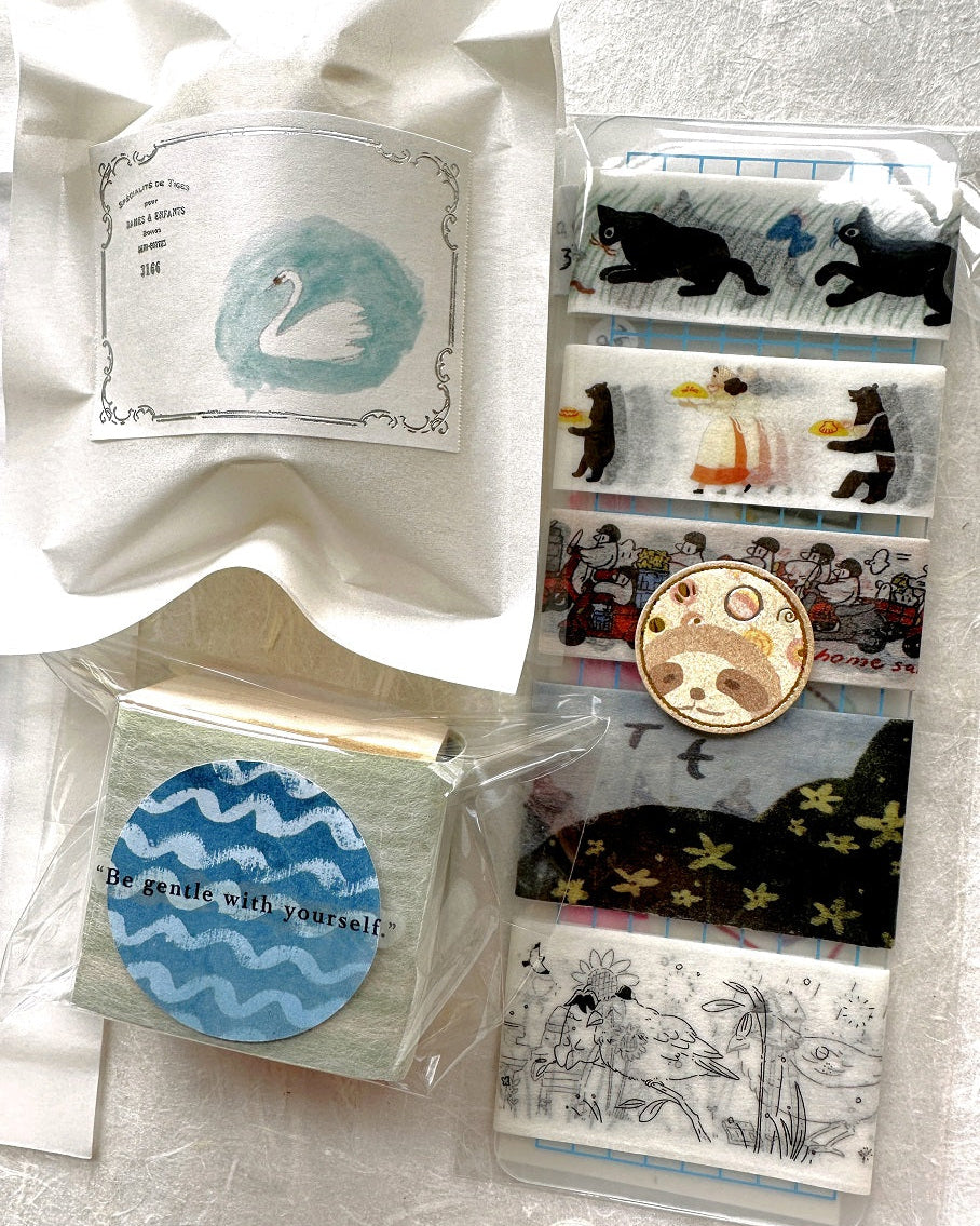 Yohaku - RH-001 Swan foil sticky roll SAMPLES