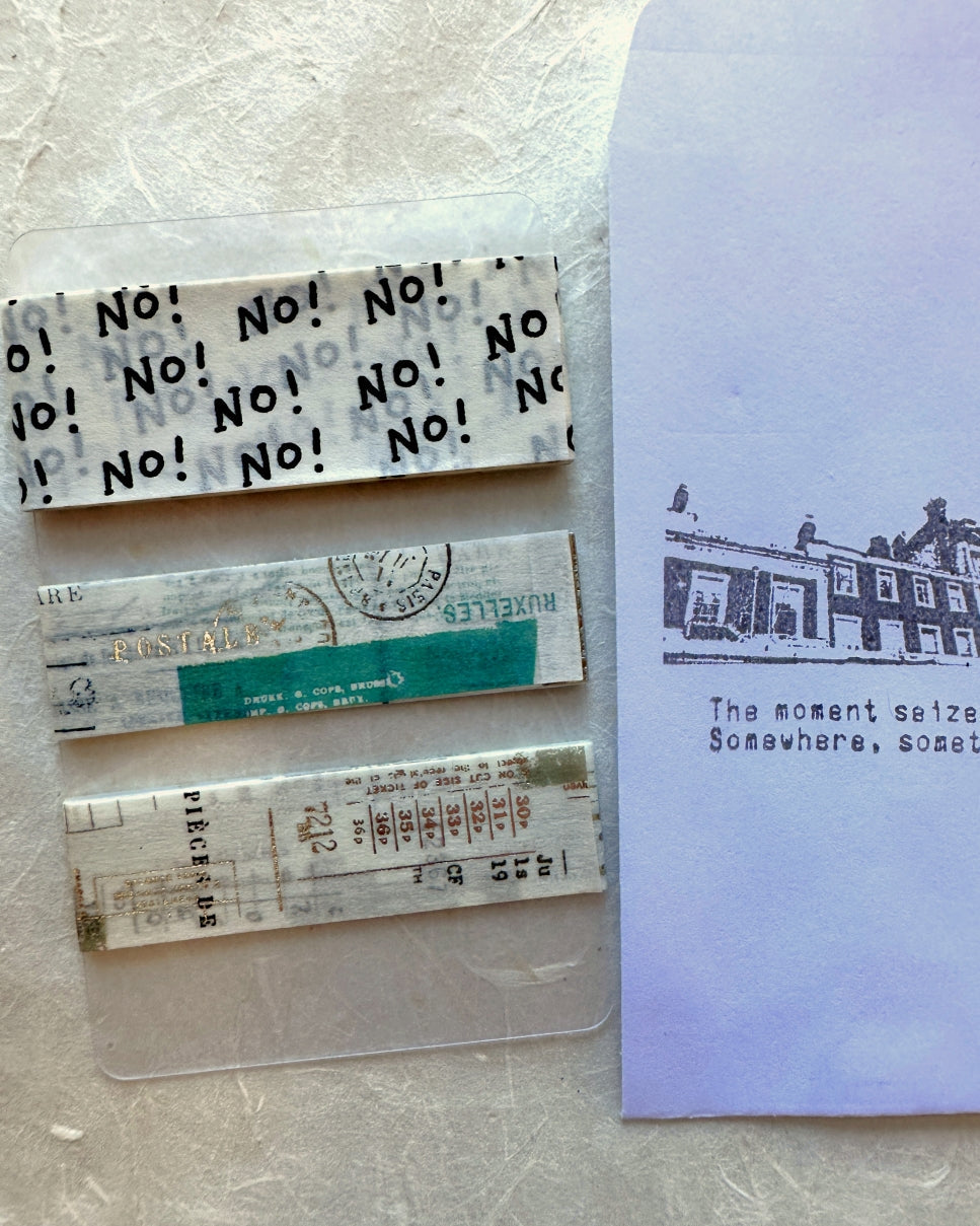 shō Little Happiness - No! No! washi tape SAMPLES