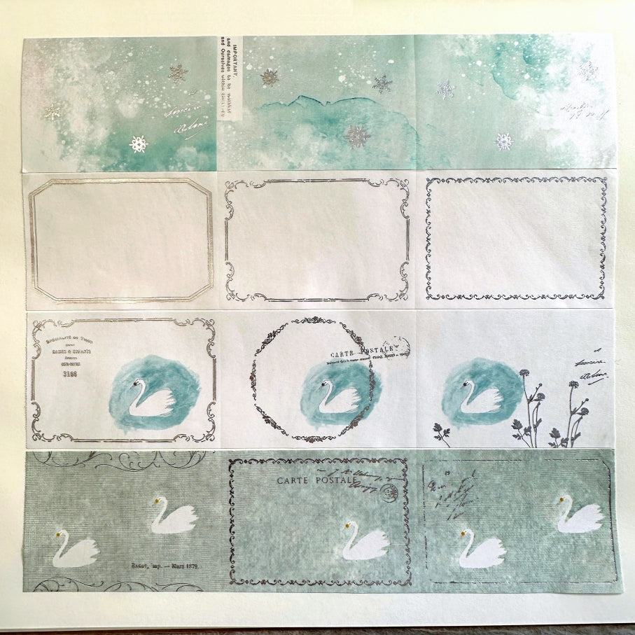 Yohaku - RH-001 Swan foil sticky roll SAMPLES