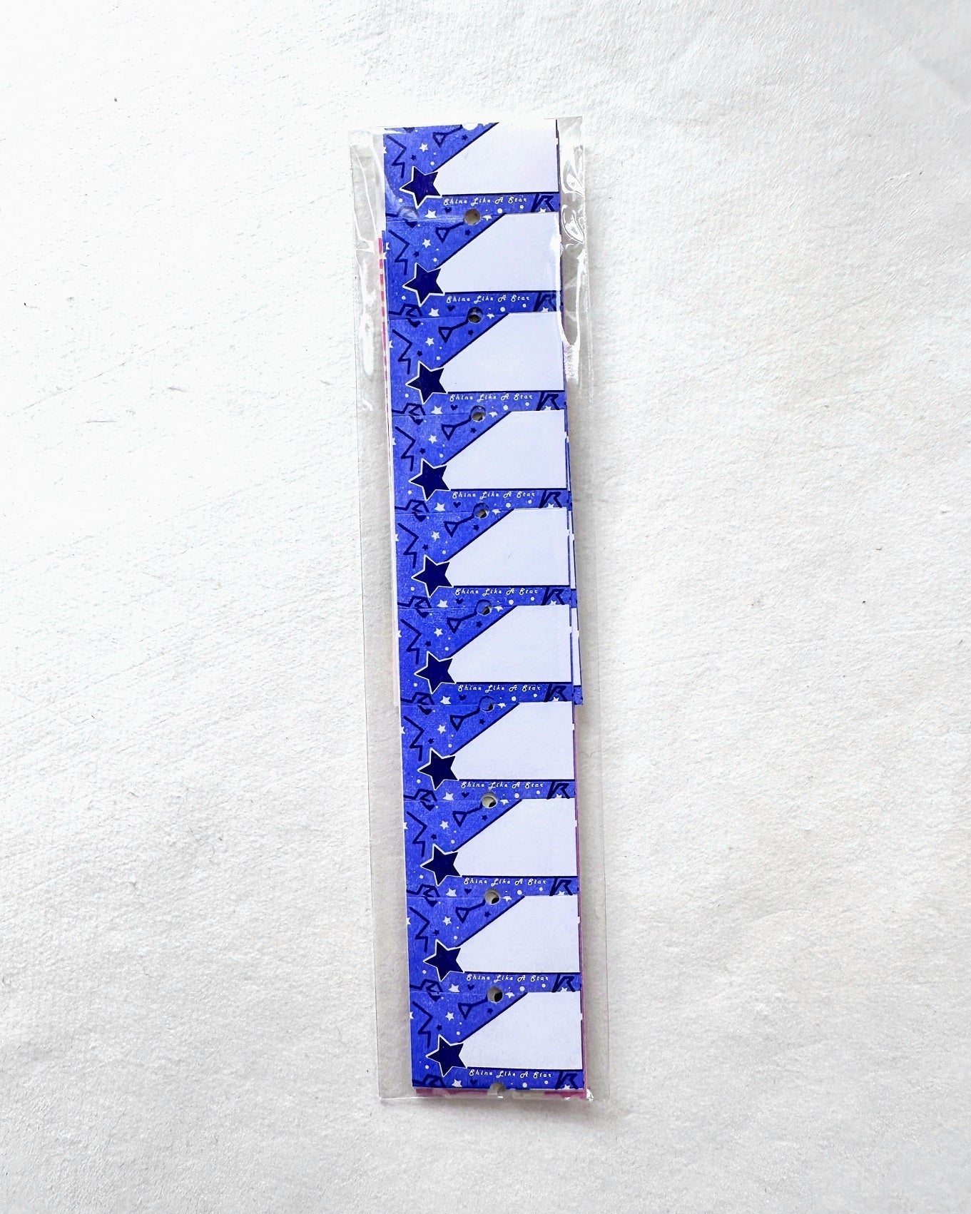 ZM.Ball - Popcorn & Star label sticker rolls SAMPLES