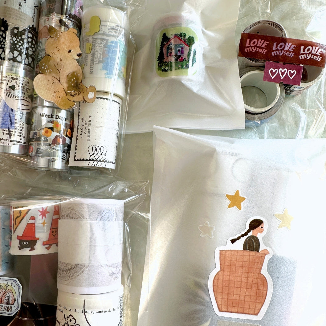 ZM.Ball - Love Yourself washi tape SAMPLES