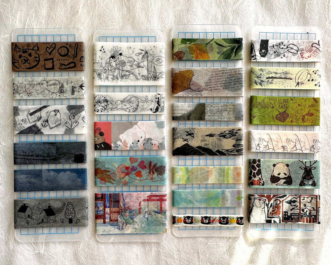 Sunny Sunday - Life Cycle washi tape SAMPLES