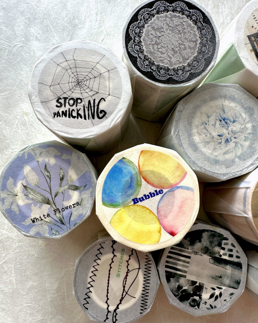 byumee - Doodle paper roll (6 cm x 200 cm) SAMPLES
