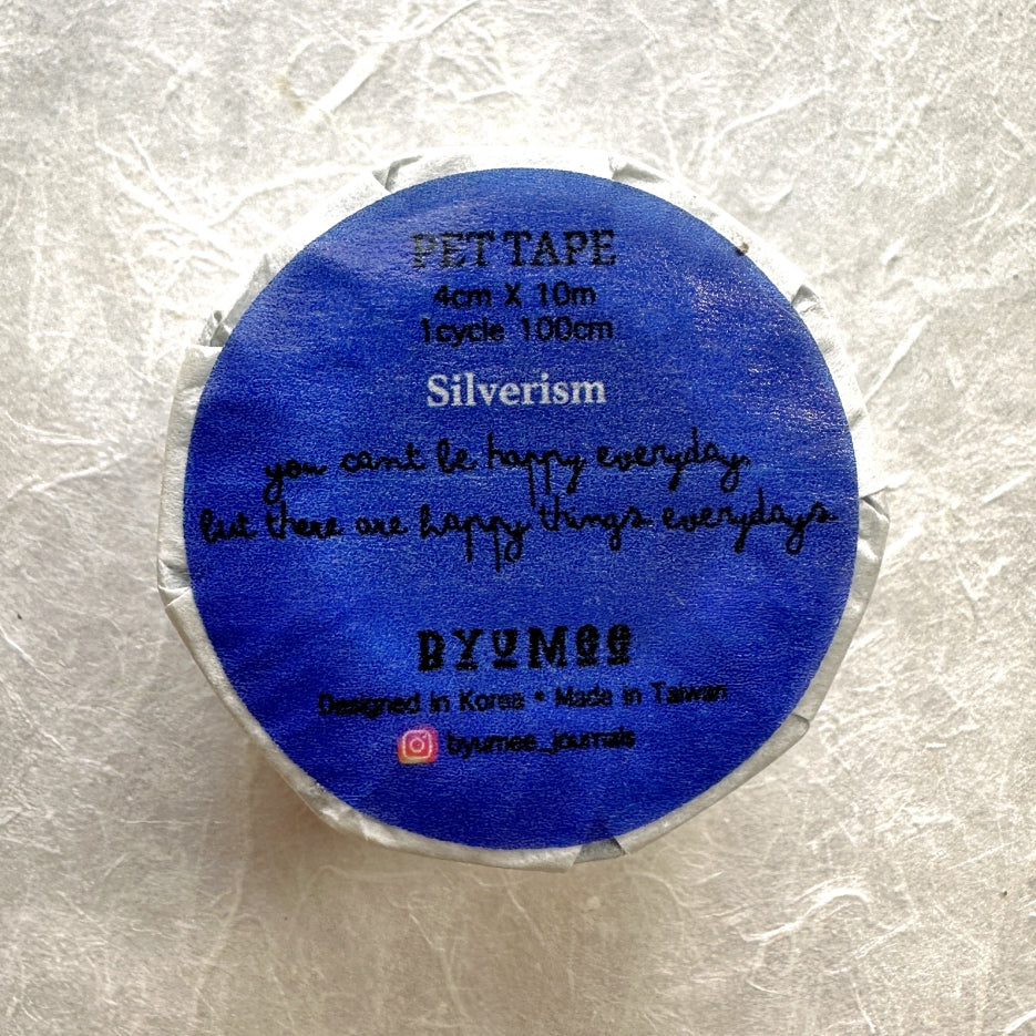 byumee - Silverism PET tape SAMPLES