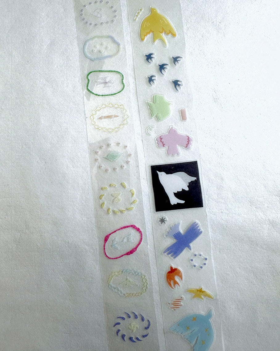 iifloccus - Rainbow Ring kiss-cut PET tape SAMPLES