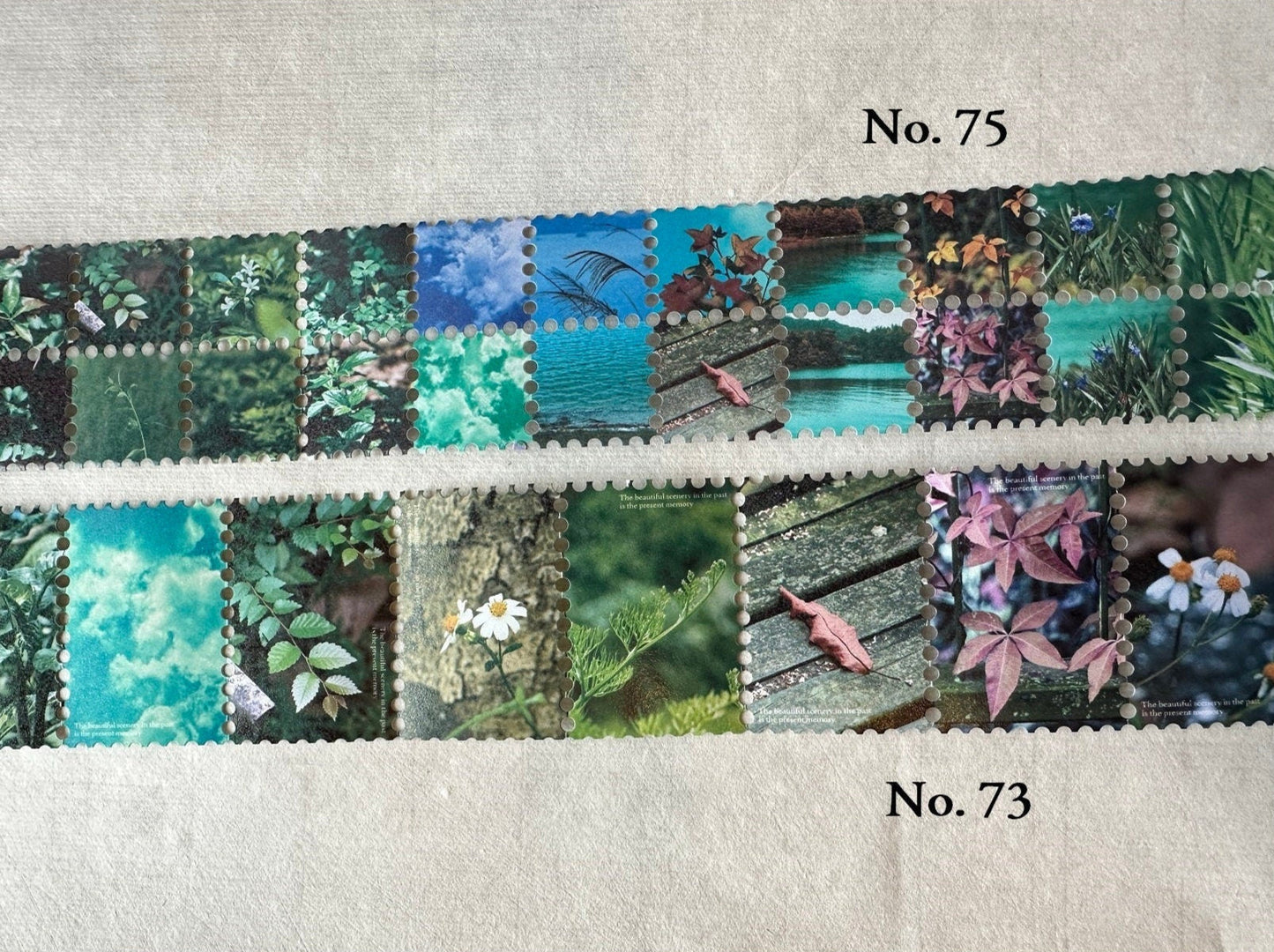 LihaoPaper - Mini Scenery of Daily Life perforated washi & paper tape SAMPLES