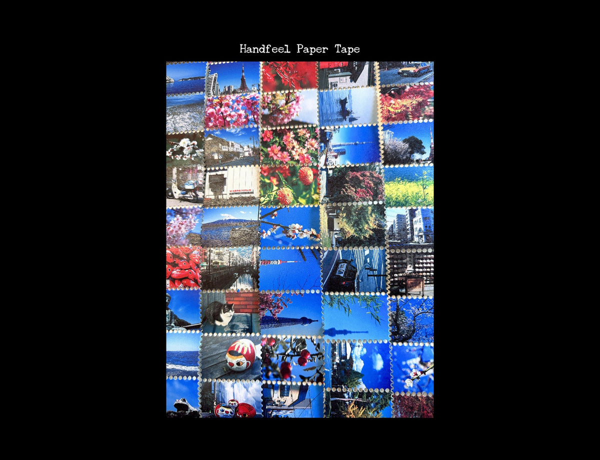 LihaoPaper - One Roll of Travel Scenery perforated washi & paper tape SAMPLES