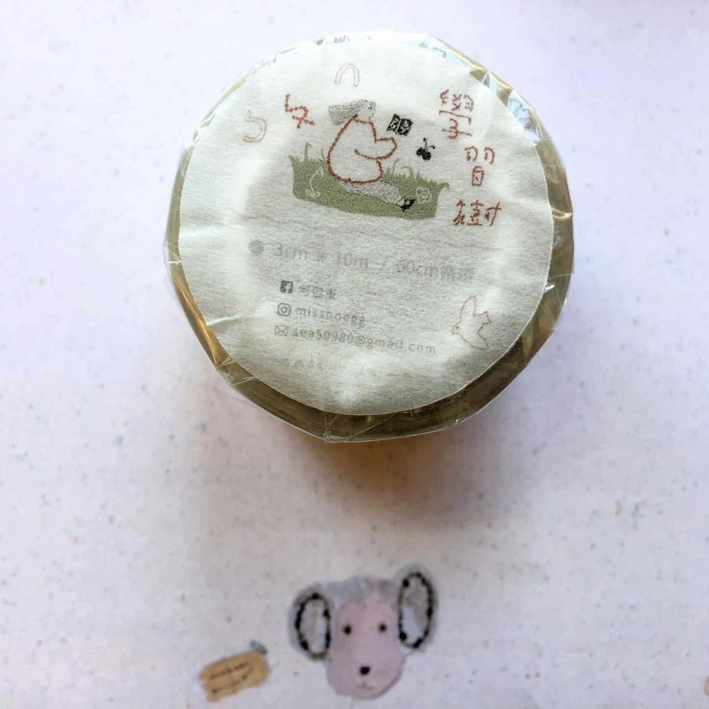 misshoegg - The Learning Tree washi tape SAMPLES