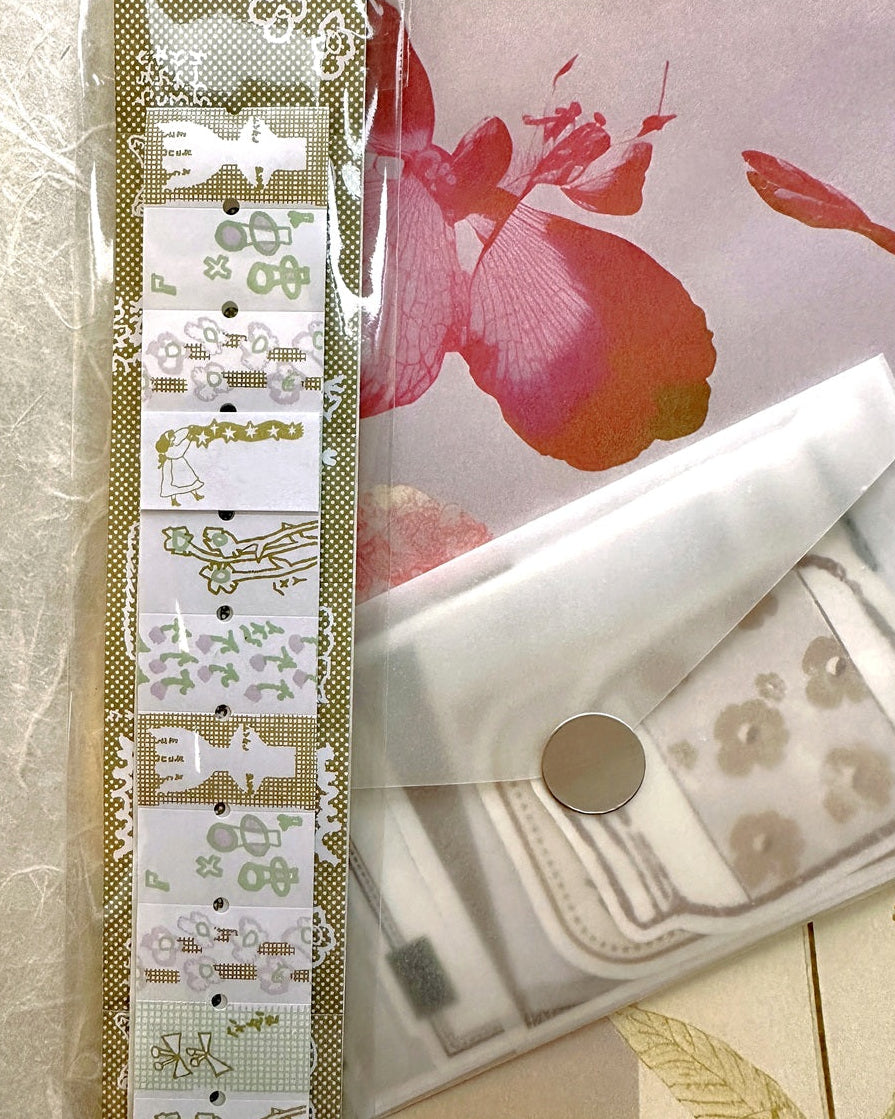 Misshoegg - Wildflower Meadow label sticker roll SAMPLES