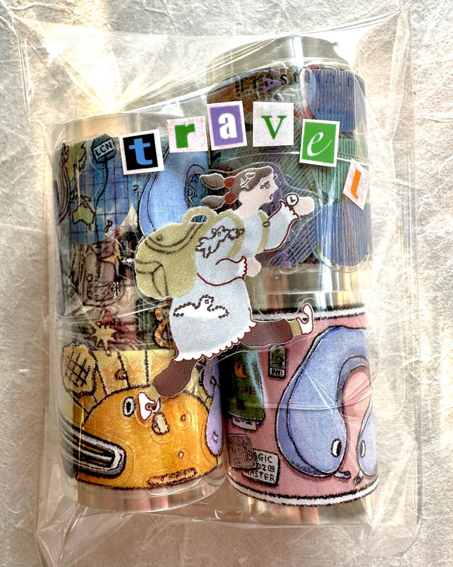 Misshoegg - Window Grille Little Adventure kiss-cut PET tape SAMPLES