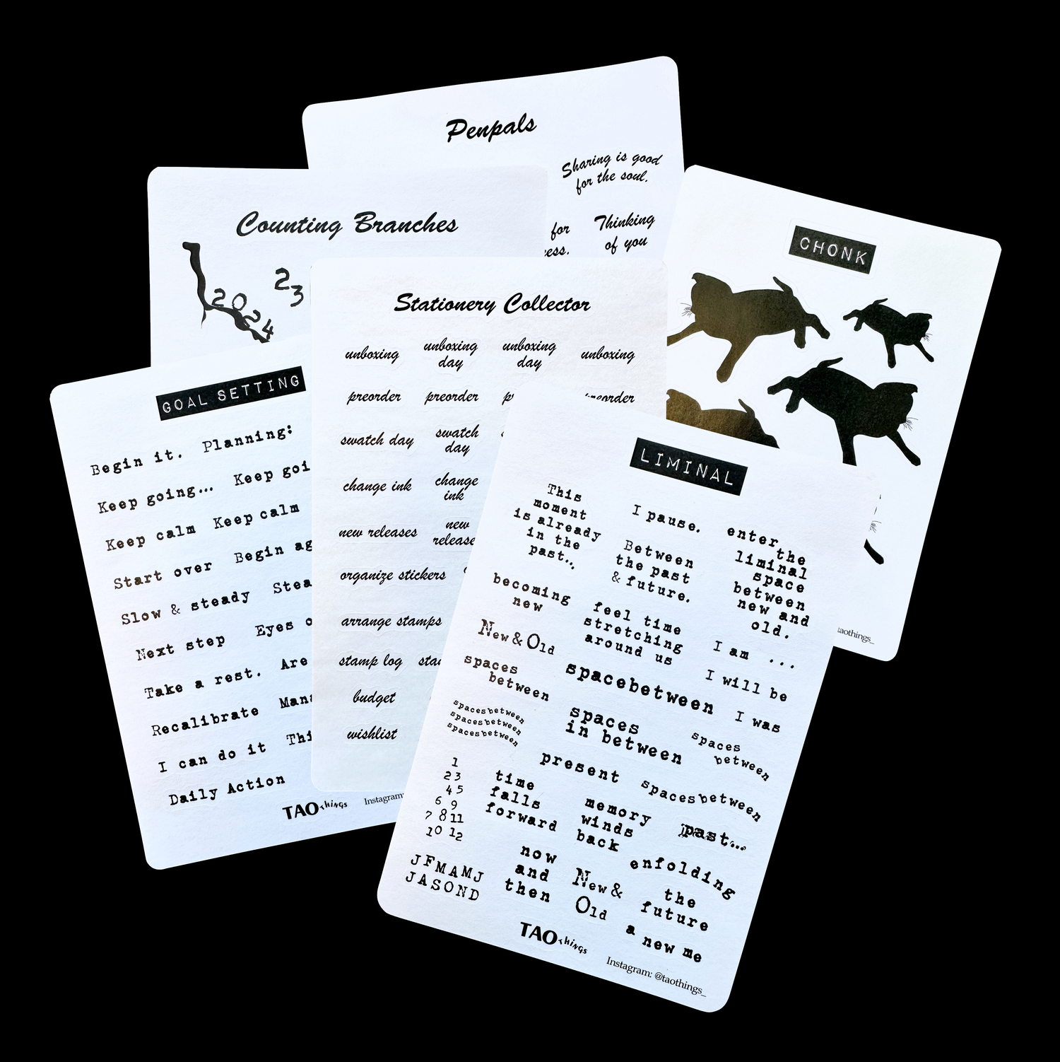 TAOthings original stickers