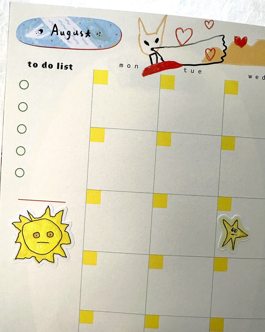 TAOthings Studio - Sky Mood hand-drawn sticker sheet