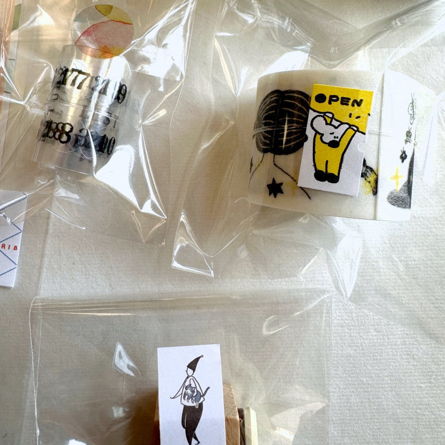 Yohaku - P-010 Calendar clear sticker roll (2 loops) SAMPLES