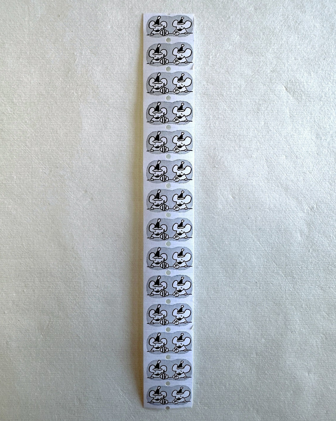 1991w2992 - The Movie label sticker roll SAMPLES