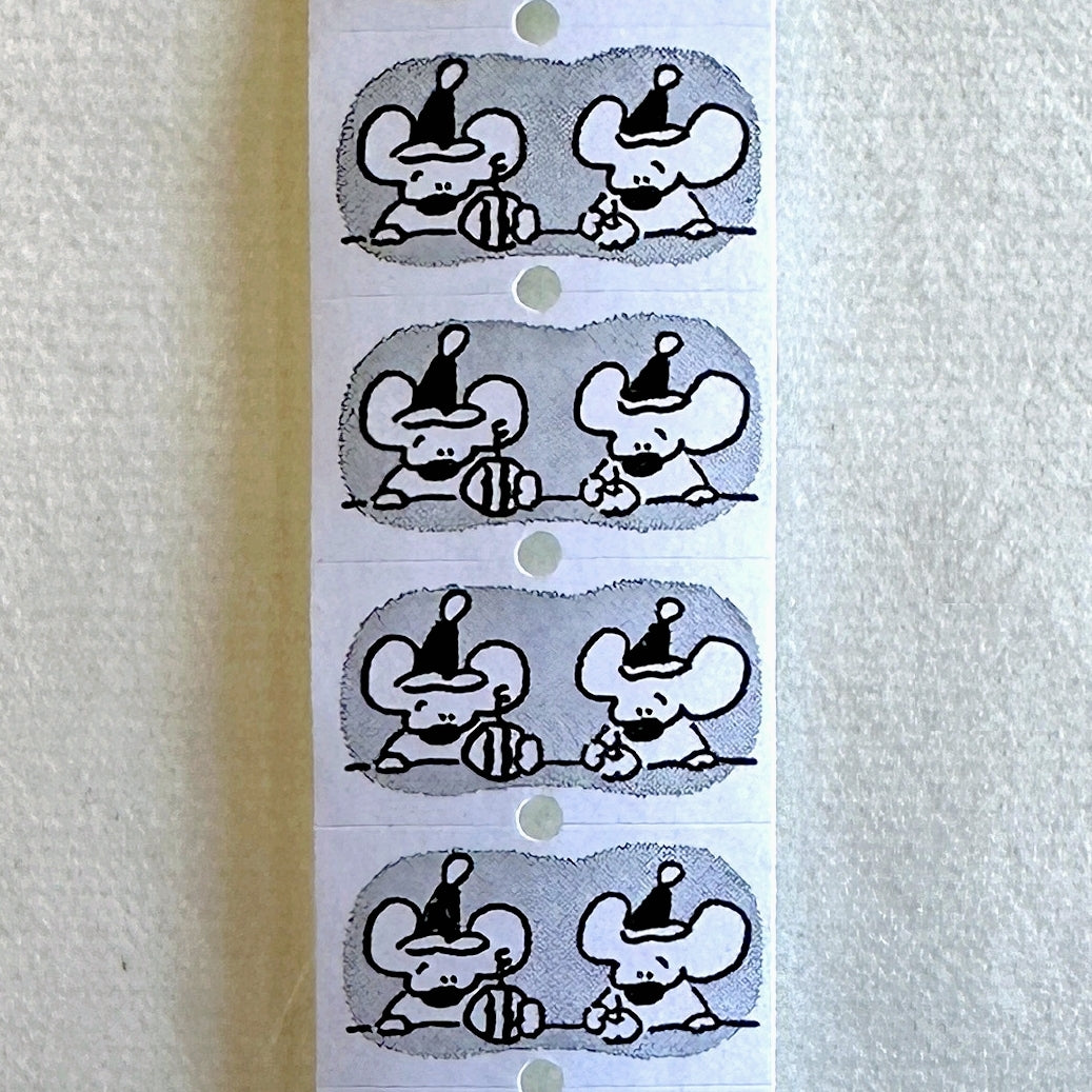 1991w2992 - The Movie label sticker roll SAMPLES