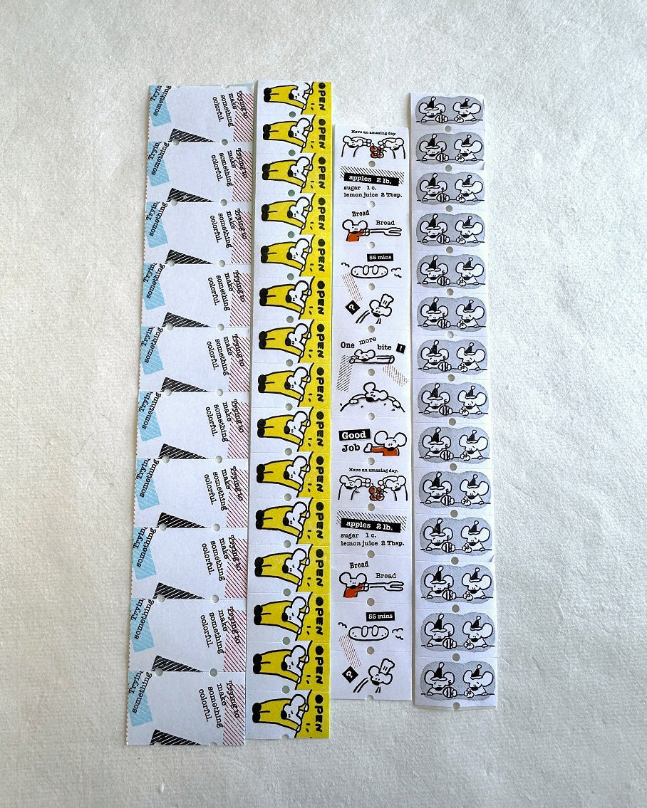 1991w2992 - OPEN! label sticker roll SAMPLES