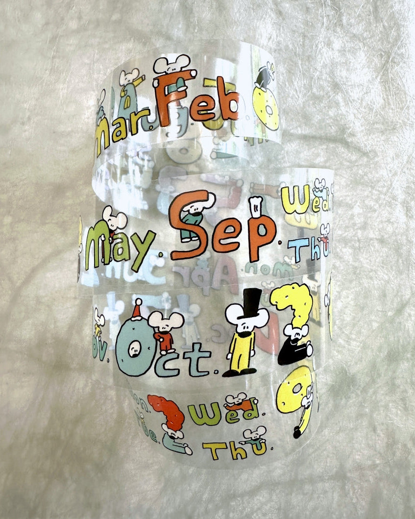 1991w2992 - Numbers PET tape SAMPLES