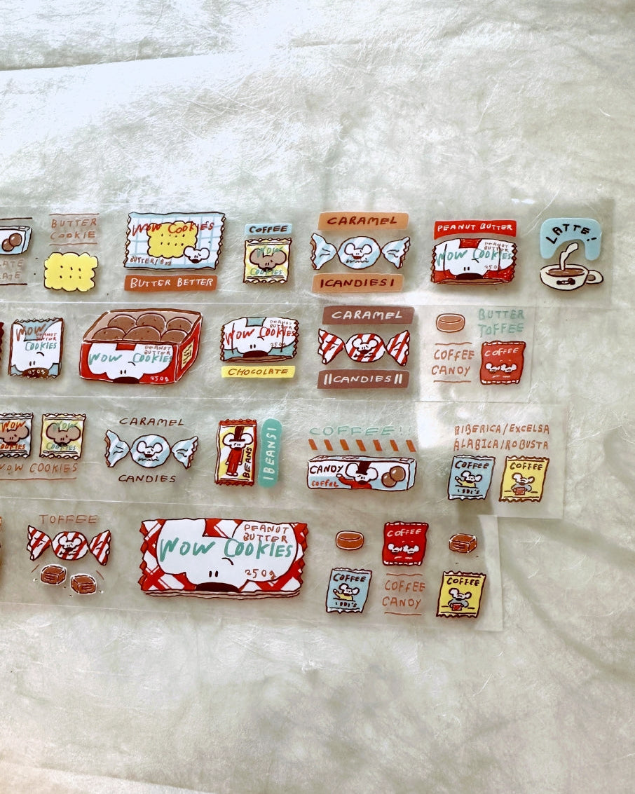 1991w2992 - Cookies PET tape SAMPLES