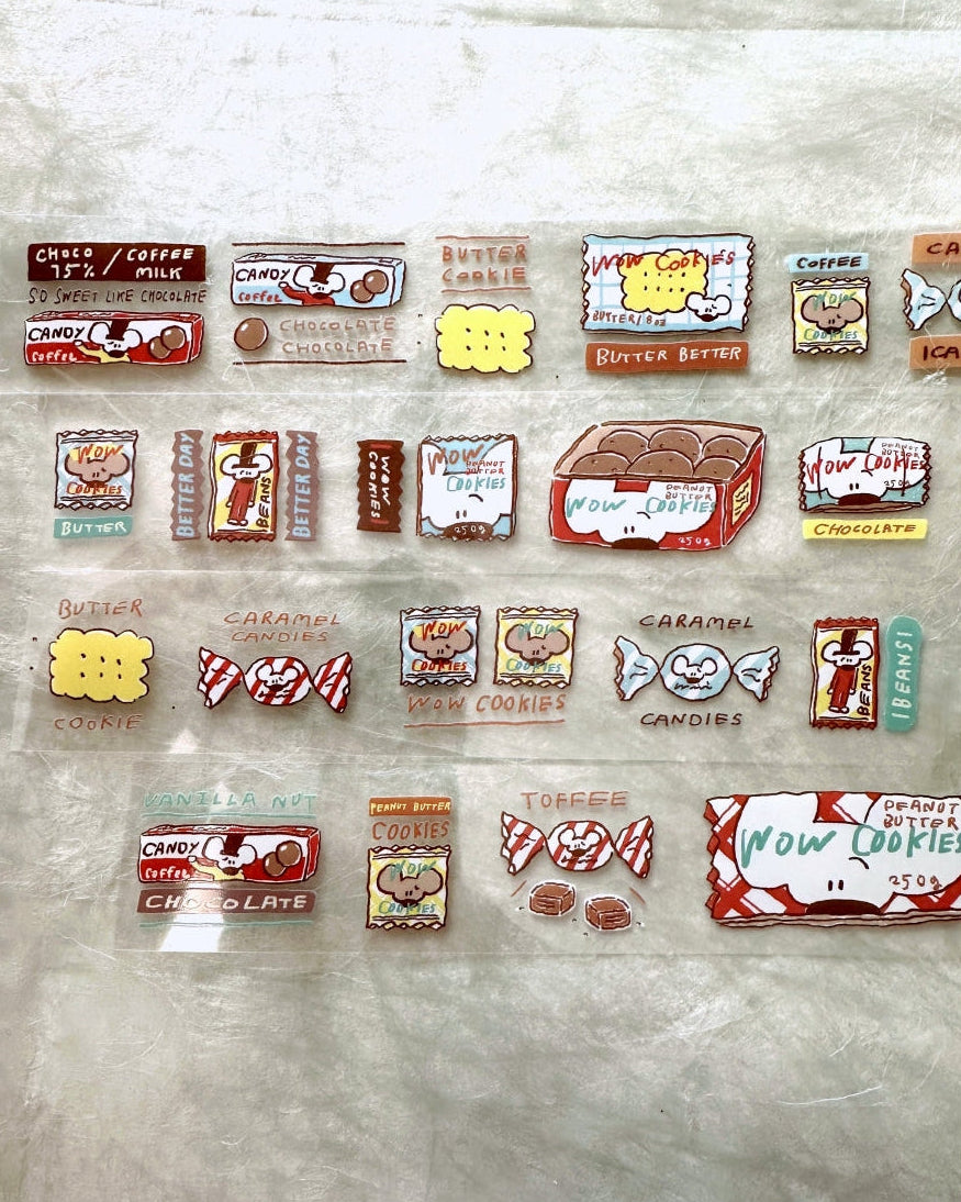 1991w2992 - Cookies PET tape SAMPLES