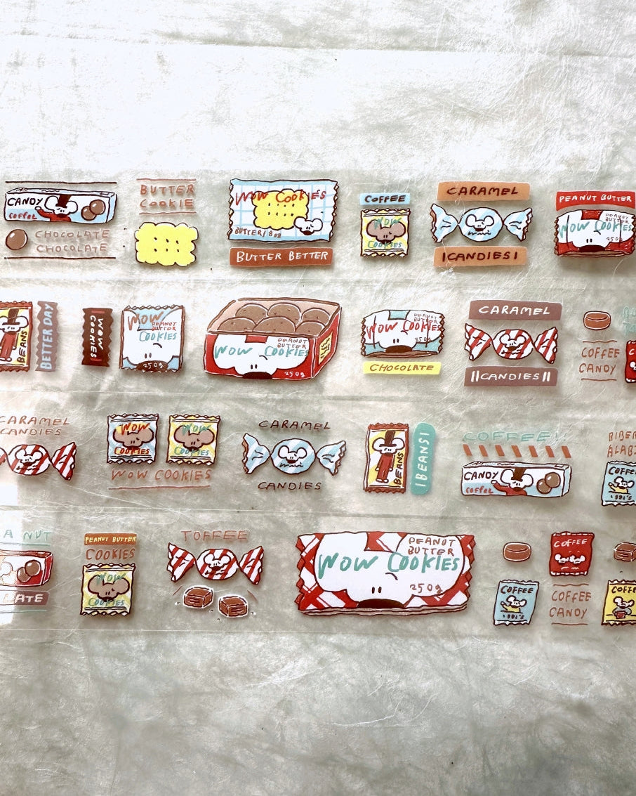 1991w2992 - Cookies PET tape SAMPLES