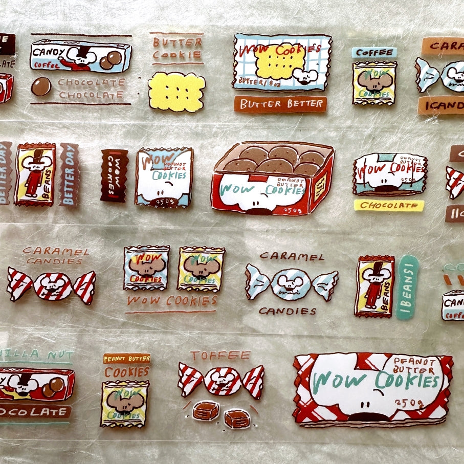 1991w2992 - Cookies PET tape SAMPLES