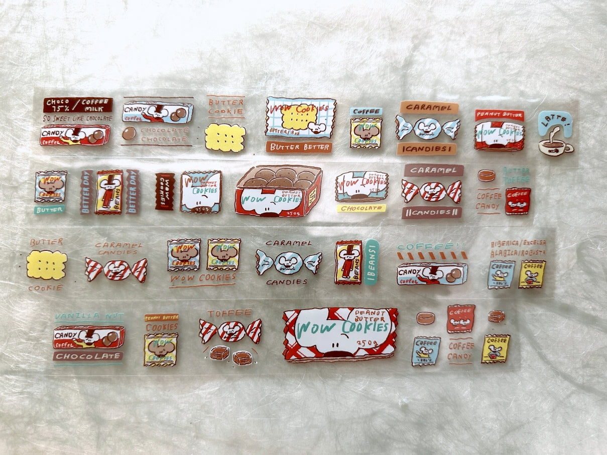 1991w2992 - Cookies PET tape SAMPLES