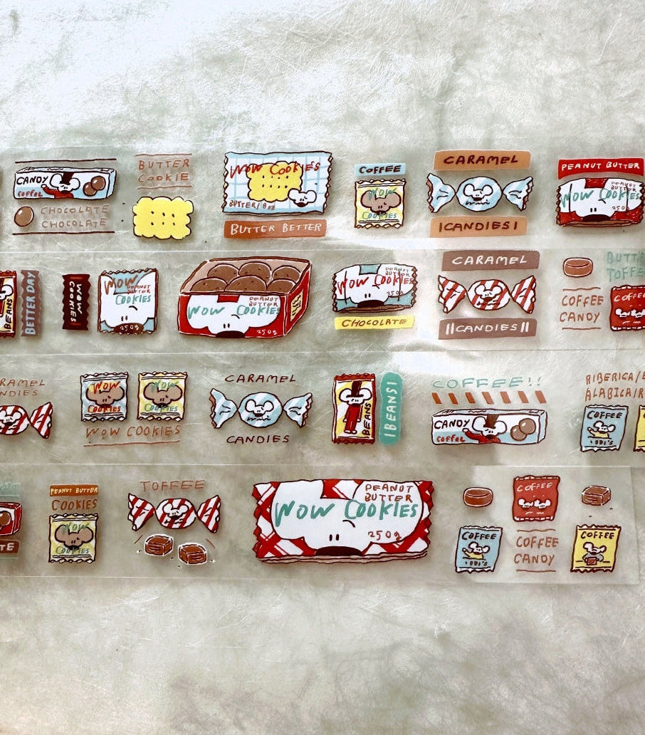 1991w2992 - Cookies PET tape SAMPLES